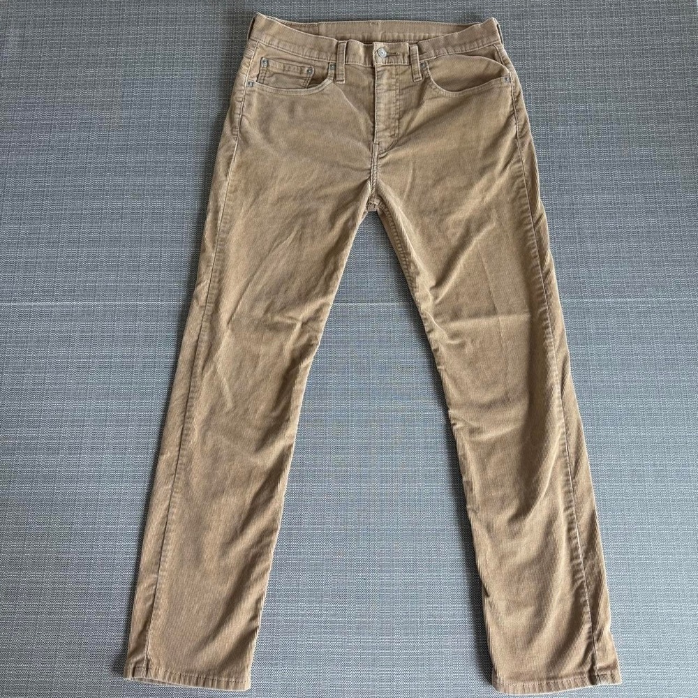 Levi's 502 tan corduroy pants men's size 32x32